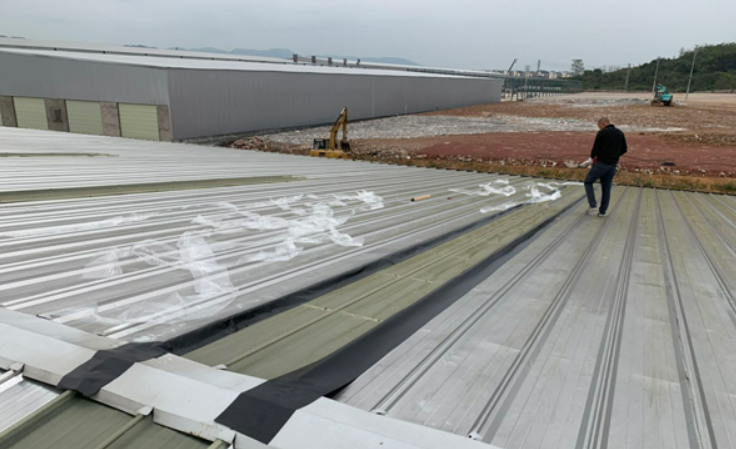 龙文厂房屋面防水维修案例